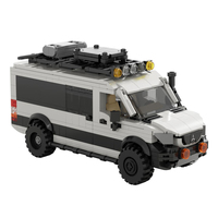FiveStar 578 pièces MOC créatif célèbre Mini voiture modèle bloc de construction véhicule brique construction jouets pour enfants
