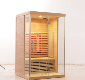 Dynamic Saunas Maxxus Toulouse 2-Person Modern Electric Far Infrared 6-Panel Sauna FM Radio <strong>CD</strong> Player Aux Port Apartments - Product Image 1