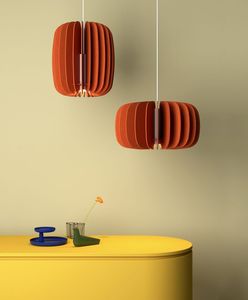 Pantalla de Lámpara Redonda de Poliéster <span class=keywords><strong>Absorbente</strong></span> de Sonido, Fácil de Ensamblar, Cubierta Acústica Reductora de Ruido para Espacios Comerciales - Product Image 3