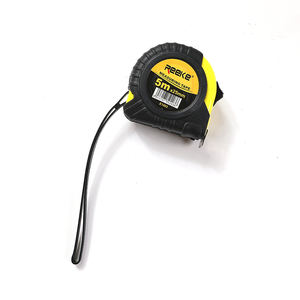 REEKE 7.5m * 25mm lame en acier inoxydable enroulable système métrique ruban à mesurer bouton poussoir serrure coque en plastique ABS pour la mesure - Product Image 4