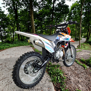 Moto tout-terrain légère KEWS 125cc/<span class=keywords><strong>140cc</strong></span> à essence, moteur 4 temps, démarrage électrique pour adultes et enfants, conduite hors route - Product Image 2