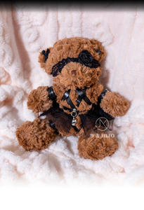 Jouets en peluche H-4, suggestifs et thérapeutiques, y compris un ours en peluche en forme de cloche pour bondage, adaptés aux jeux de rôle SM. - Product Image 2