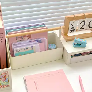 Japanese Style Desktop Storage Box Cosmetics Storage Box Large Toolbox Organizer Box