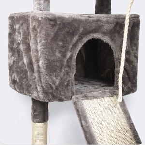 Arbre à chat de haute qualité à <span class=keywords><strong>4</strong></span> niveaux pour chats de grande taille et lourds, arbre à chat en bois avec plateforme de saut - Product Image 5