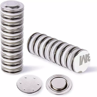 Badge magnétique personnalisé en métal avec logo, petit porte-badge magnétique rond