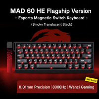 Keyboard Gaming Magnetik MAD 60 HE Ball Tracking RGB Backlit Harga Grosir Murah Pro RT 8K Polling Ready Stock