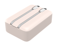 Li polymère chargeur Mobile en gros Portable LCD banques d'alimentation numérique 20W charge rapide câble intégré PD batterie externe 20000mAh