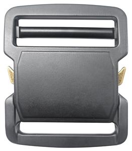 黑色狗项圈51毫米皮带重型快速释放金属战术扣 - Product Image 1