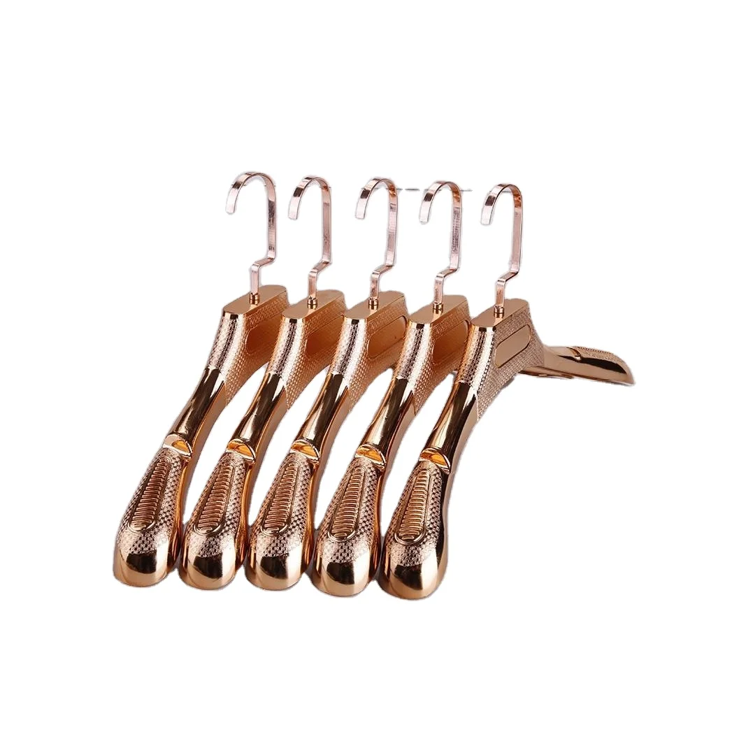 20 Pack Clear Plastic Hangers With Gold Glitter, Acrylic Hangers Ultra Slim Space Saving Suit Hangers For Coats Pants Dress Clothes