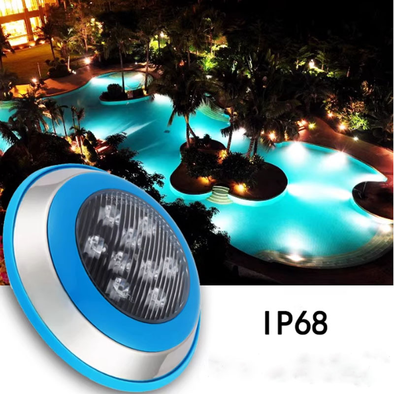 High-Performance IP68 Waterproof Stainless Steel 12V White LED Wall-Mounted Outdoor Landscape Swimming Pool Lights Premium