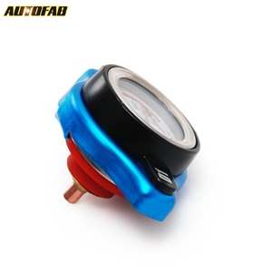 Cubierta de tapa de <span class=keywords><strong>radiador</strong></span> térmico de carreras + medidor de temperatura del agua Universal Small Head D1-SXG09 - Product Image 3