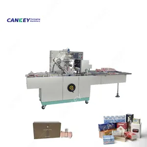 Automatic Transparent Film Coffee Box Wrapping Cellophane Perfume Packaging Machine