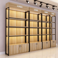 Étagère de présentation personnalisée pour supermarché, présentoir en bois sur mesure pour magasin de détail et pharmacie