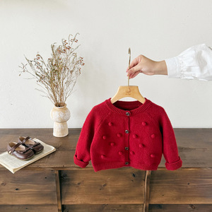 Nuevo Suéter de Punto para Niñas, Elegante y Moderno, Atuendo de Otoño para Bebés e Infantes, Suéter Informal y Chic para Niñas, Primavera-Otoño - Product Image 3