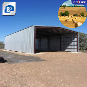 Entrepôt à structure en acier de style design industriel 200m2 à guichet unique préfabriqué pour l'agriculture de stockage de garage - Product Image 1