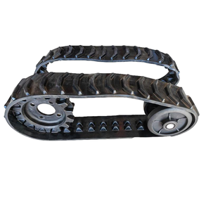 เครื่องขุดขนาดเล็ก450*76*80รางยางสีเหลืองหรือสีดำ49ส่วนสำหรับ SY375การรับประกัน1ปี - Product Image 2