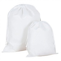 Sac à cordon personnalisé en non-tissé, écologique, recyclable, anti-poussière, solution de rangement pour vêtements, chaussures, jouets, emballage