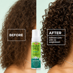 Private label VORS Olive Oil Curl Defining Mousse 207ml Hydrating strong Hold for Curly Hair womens - Product Image 3