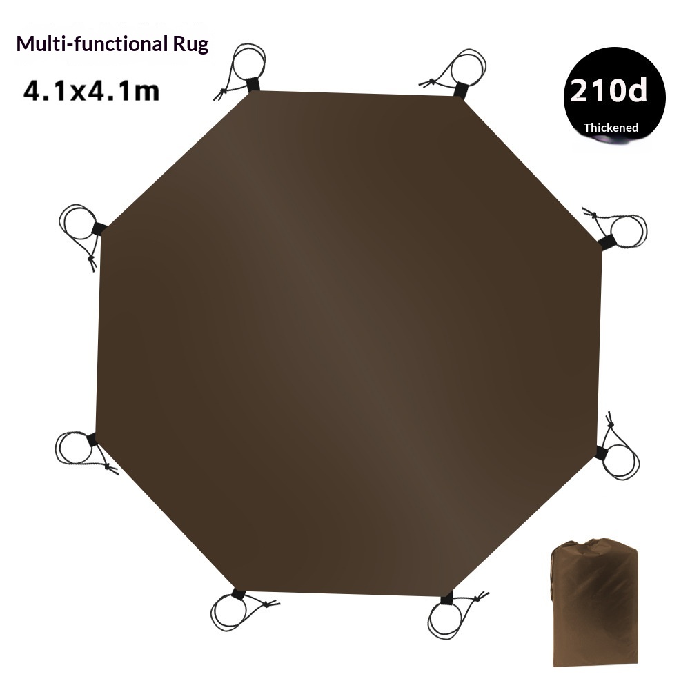 [Oxford épaissi] Tapis de sol marron + sac extérieur 1,23 kg