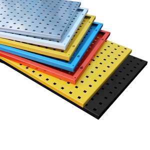 Solution de rangement facile à installer pour la maison ou le bureau, organisateurs muraux en métal avec panneaux perforés - Product Image 4