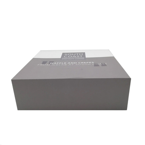 Square Aluminum Foil <strong>Cardboard</strong> Bento <strong>Lunch</strong> <strong>Box</strong> Glossy/Laminated Takeaway Food Container with Embossing and UV Coating - Product Image 5