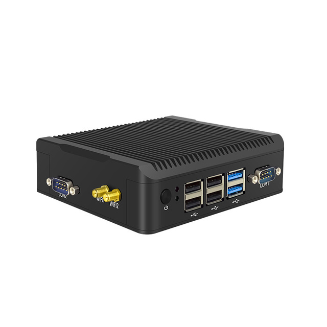 Industrial Mini PC N5095 Fanless Micro Desktop Computer Dual LAN Port 4 Serial Port Industrial Control