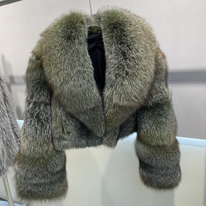 מעילי פרווה אמיתיים מחממים וטרנדיים מפרוות שועל לנשים - Product Image 1