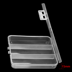 Boîte à appâts multifonctionnelle LS3 pour appâts souples et durs Emballage en plastique transparent Conteneur <span class=keywords><strong>de</strong></span> stockage Étiquettes avec logo personnalisé Boîte à leurres - Product Image 4
