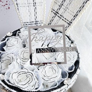 ของตกแต่งเค้กวันเกิดอะคริลิคแบบเสียบ รูปแบบ Ins พร้อมข้อความ Happy Birthday สำหรับงานเฉลิมฉลอง - Product Image 3