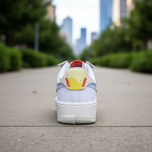 Zapatillas Nike Air Force 1 Fontanka para Mujer, Color Blanco, Azul Marino, Parte Superior de Cuero Phantom, Suela de Goma, con Cordones, Estilo Casual para Caminar - Product Image 2