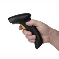 Pago móvil Lector de código de barras QR USB con cable de mano 1D 2D Escáner de código de barras Pistola para Android y tableta