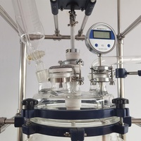 Réacteur en verre monocouche de 1l ~ 200l, modèle cylindrique