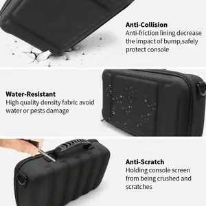 Estuche de transporte para dos micrófonos inalámbricos Compatible con sistema de micrófono inalámbrico Micrófonos de mano Bolsa impermeable de Micrófono dual