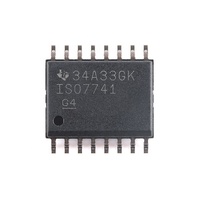 ISO7741DWR Isolator Digital 4-Kanal 100Mbps yang Diperkuat 5000Vrms Wide SOIC16 untuk Kontrol Industri