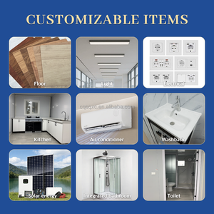Module de <span class=keywords><strong>maison</strong></span> conteneur en acier extensible de 20 pieds avec cuisine et salle de bain - Kit de maisonnette étanche et résistante aux tremblements de terre pour usage en jardin - Product Image 5