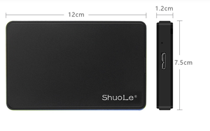 กล่องใส่ฮาร์ดดิสก์ภายนอกขนาดเล็กพกพา ABS 2.5 นิ้ว 5GbPS สำหรับ Duro Hdd 25 Usb3.0 Ssd พร้อมสายเคเบิล กล่องใส่ฮาร์ดดิสก์ขนาด 2.5 นิ้ว - Product Image 5