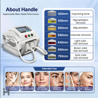Appareil IPL de rajeunissement cutané et d'épilation permanente pour salon, certifié CE 510K, avec filtres multiples, personnalisable