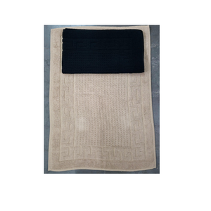 Alfombrillas de Baño y Alfombrillas para Tina Antideslizantes y Duraderas de Jacquard, de Algodón y Poliéster, Suaves, de Secado Rápido, con Respaldo Antideslizante para Hotel - Product Image 3