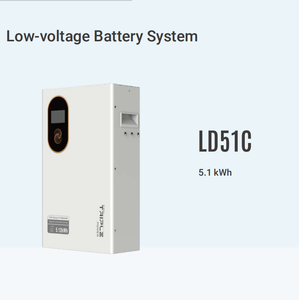 Batterie LiFePO4 Triple <span class=keywords><strong>Power</strong></span> LD51C 5,12 kWh 51,2 V 100 Ah, batterie de stockage d'énergie solaire modulaire basse tension, 16 parallèles - Product Image 1