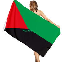 Serviette de plage à séchage rapide avec drapeau de Guam, pour salle de bain, piscine, camping, voyage, natation, pique-nique, sport, décoration, cadeaux