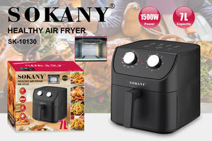 Electrodomésticos <span class=keywords><strong>Freidora</strong></span> de <span class=keywords><strong>Aire</strong></span> Mecánica 1500W 7L Freidoras de <span class=keywords><strong>Aire</strong></span> de Acero Inoxidable Cocina Multifuncional <span class=keywords><strong>Freidora</strong></span> de <span class=keywords><strong>Aire</strong></span> Eléctrica - Product Image 5