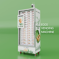 Máquina expendedora inteligente refrigerada para flores, frutas, verduras y alimentos frescos con ventanas, máquinas expendedoras de pastelería