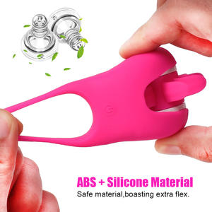 10 Snelheden Vibrators Penis Ring Haan Ringen Rotatie Orale Vagina Clitoris Stimulator G-Spot Massager Tong Likken Volwassen Producten - Product Image 4