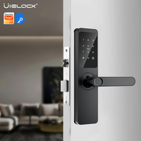 Cerradura Inteligente sin Llave Tuya/TTlock F1-1 con Huella Dactilar para Puerta de Aluminio y Vidrio, Nivel C, Wi-Fi/En Red