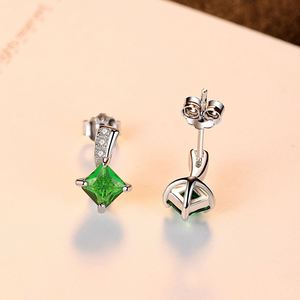 Conjunto de Joyería Verde en Plata 925, Joyería de Moda para Mujer - Product Image 6