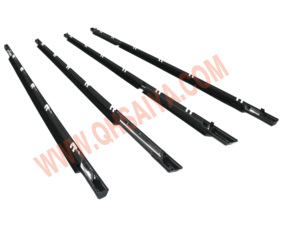 สายคาดด้านนอกสำหรับประตูผู้โดยสารด้านหน้าด้านหลังซ้ายและขวาสำหรับ Toyota <span class=keywords><strong>Camry</strong></span> 2002-2006แถบป้องกันอากาศโครเมี่ยม - Product Image 4