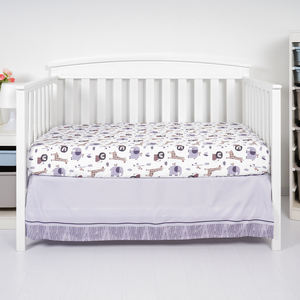 Biancheria da letto animale del bambino del leone del fumetto messa 100% biancheria da letto della culla del cotone messa per il ragazzo - Product Image 3