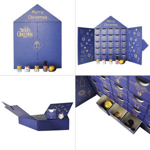 <span class=keywords><strong>Maison</strong></span> avec <span class=keywords><strong>calendrier</strong></span> <span class=keywords><strong>de</strong></span> <span class=keywords><strong>l</strong></span>'<span class=keywords><strong>avent</strong></span> personnalisé <span class=keywords><strong>de</strong></span> 25 jours avec doublure en éponge à fermeture magnétique et stratification mate pour gaufrage surprise <span class=keywords><strong>de</strong></span> cadeaux - Product Image 3