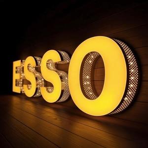 Insegne Luminose 3D Personalizzate in Alluminio Senza Cornice per Decorazione di Boutique, Hotel, Centri Commerciali e Uffici - Product Image 2