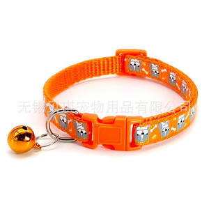 조절 가능한 1cm 애완동물 목걸이 소형견용 분실 방지 목걸이 맞춤 인쇄 고양이 애완동물 목걸이 벨 포함 - Product Image 4
